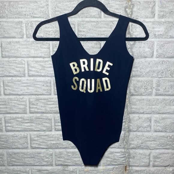 NWT MSRP $76 Commando “Bride Squad” Graphic Bodysuit Women's Size Small - Picture 1 of 5
